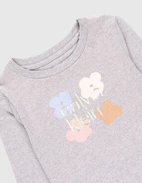 Playera Calvin Klein manga larga para niña