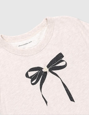 Playera Abercrombie & Fitch manga corta para niña
