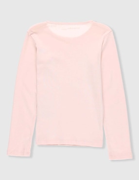 Playera Abercrombie & Fitch manga larga para niña