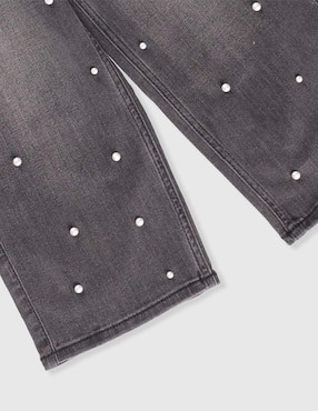 Jeans straight Abercrombie & Fitch para niña