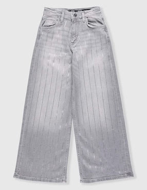 Jeans amplio Guess deslavado para niña