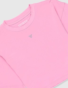 Playera Guess manga corta para niña