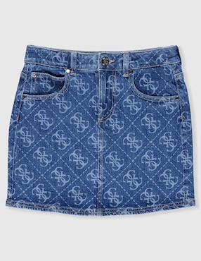 Falda Guess de algodón para niña