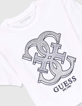 Playera Guess manga corta para niña