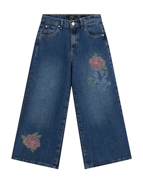 Jeans campana Guess deslavado para niña