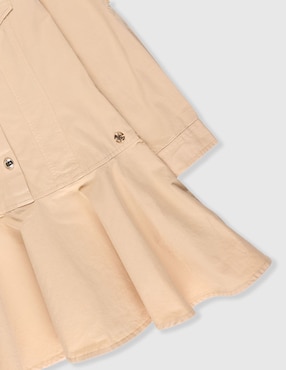 Vestido Guess manga con puño para niña