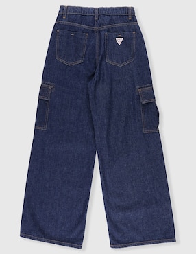 Jeans cargo baggy Guess para niña