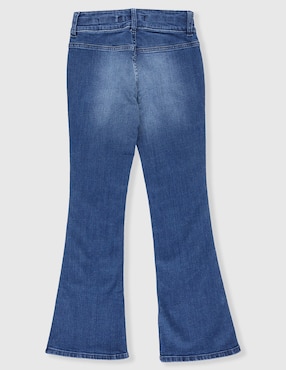 Jeans flare Guess deslavado para niña