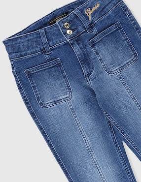 Jeans flare Guess deslavado para niña