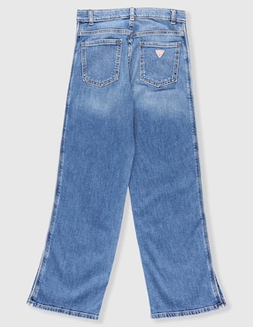 Jeans campana Guess deslavado para niña