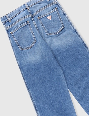 Jeans campana Guess deslavado para niña
