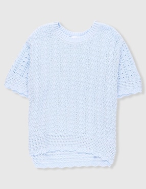 Playera Abercrombie & Fitch manga corta para niña