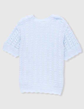 Playera Abercrombie & Fitch manga corta para niña