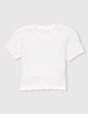 Playera Abercrombie & Fitch manga corta para niña