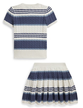Conjunto Polo de algodón para niña