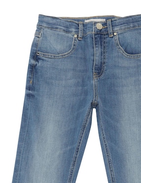 Jeans campana Guess deslavado para niña