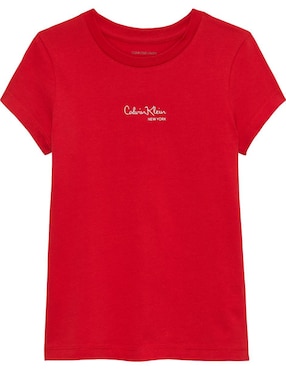 Playera Calvin Klein Jeans Girls manga corta para niña