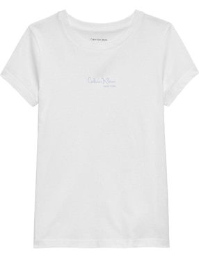Playera Calvin Klein Jeans Girls manga corta para niña