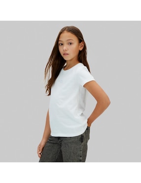 Playera Calvin Klein Jeans Girls manga corta para niña