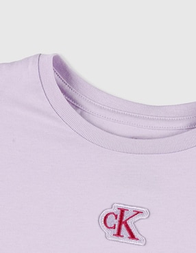 Playera Calvin Klein Jeans Girls manga corta para niña