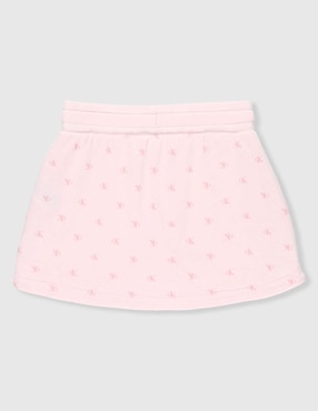 Falda short Calvin Klein de algodón para niña