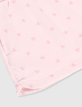 Falda short Calvin Klein de algodón para niña