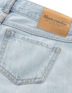 Jeans Straight Abercrombie & Fitch 43AG08-LCG lavado claro para niña