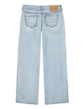 Jeans Straight Abercrombie & Fitch 43AG08-LCG lavado claro para niña
