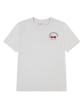 Playera Abercrombie & Fitch manga corta para niña