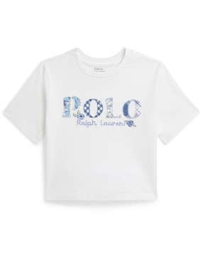 Playera Polo Ralph Lauren manga corta para niña