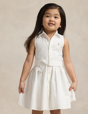 Vestido chemisse Polo para niña