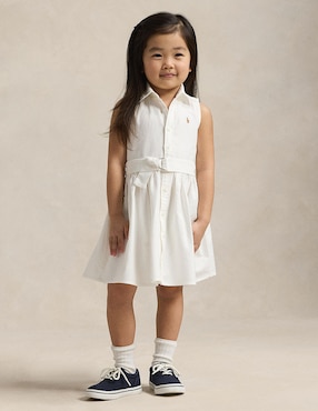 Vestido chemisse Polo para niña