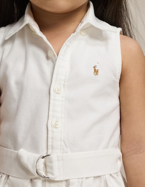 Vestido chemisse Polo para niña