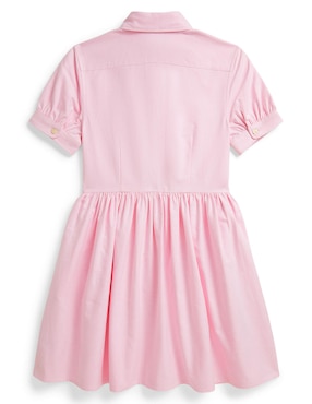 Vestido Polo Ralph Lauren manga globo para niña