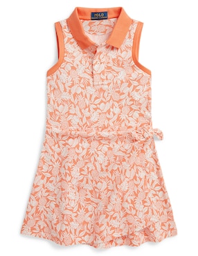 Vestido Polo sin manga para niña