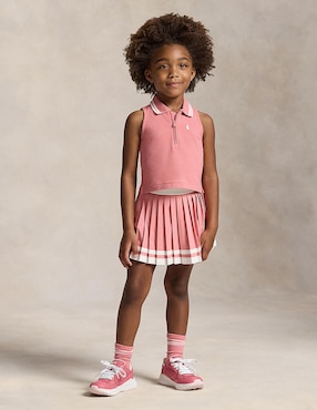 Falda short Polo para niña
