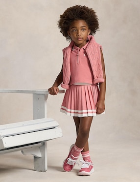 Falda short Polo para niña