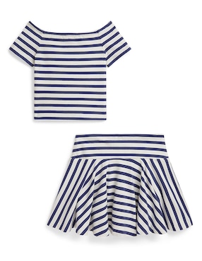 Conjunto Polo de algodón para niña