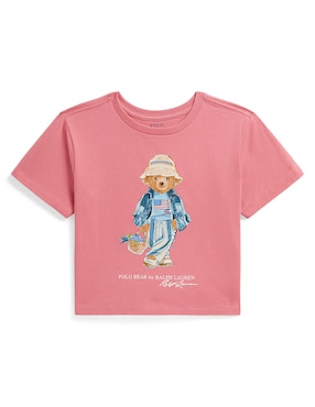 Playera Polo Ralph Lauren manga corta para niña