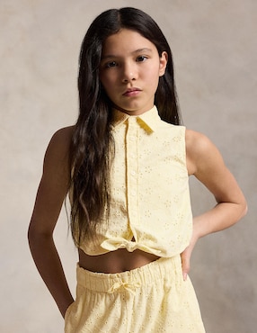 Conjunto Polo de algodón para niña