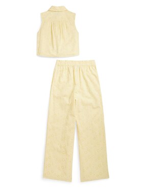 Conjunto Polo de algodón para niña