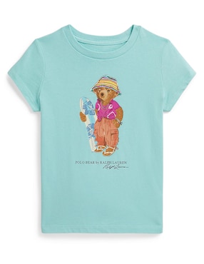 Playera Polo Ralph Lauren manga corta para niña