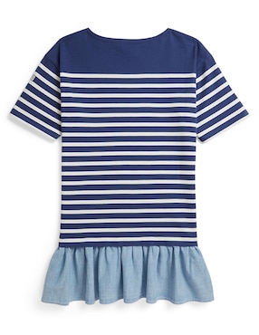 Vestido Polo manga regular para niña