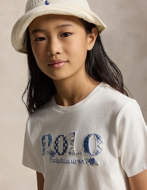 Playera Polo Ralph Lauren manga corta para niña