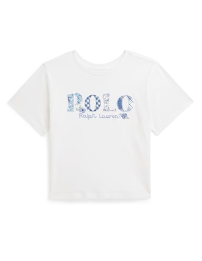 Playera Polo Ralph Lauren manga corta para niña