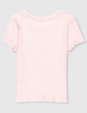 Playera Calvin Klein manga corta infantil niña