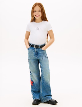 Playera Tommy Hilfiger manga corta para niña