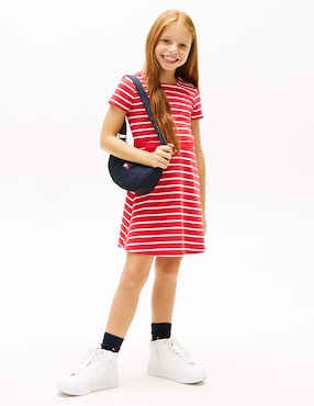 Vestido Tommy Hilfiger manga corta para niña