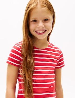 Vestido Tommy Hilfiger manga corta para niña