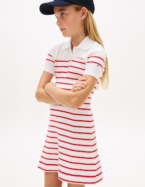 Vestido Tommy Hilfiger manga corta para niña
